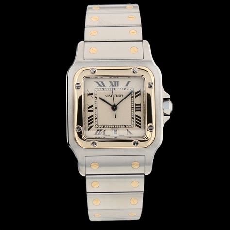 cartier santos galbee quartz|cartier santos galbee men's.